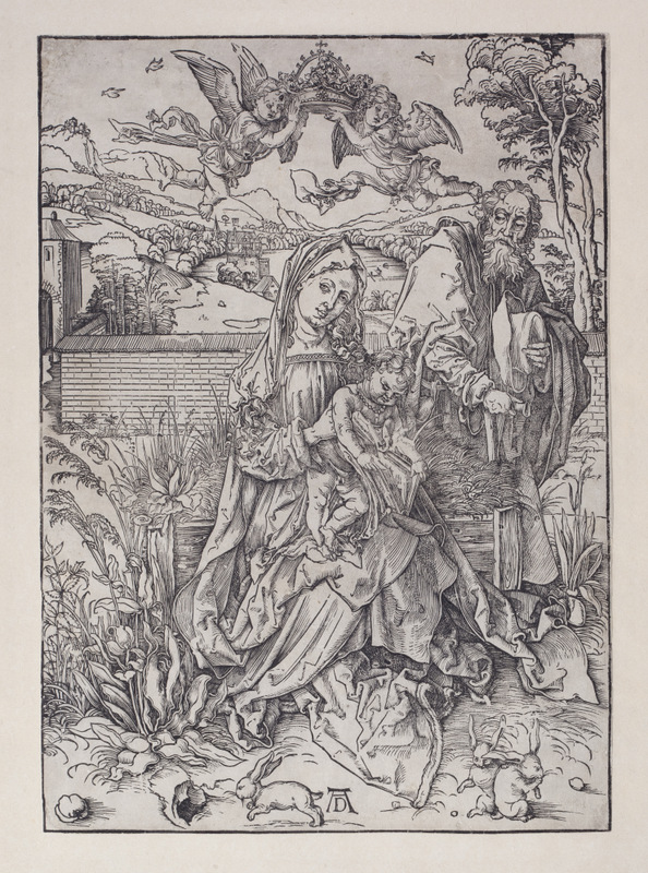 The Holy Family with Three Hares