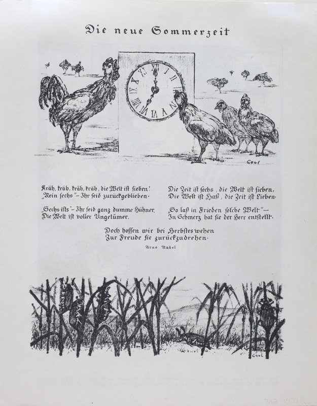 Illustration to Die neue Sommerzeit by Arno Nabel