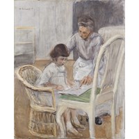 The Artist's Grand-Daughter with her Nurse