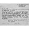 Letter from Mrs Charlotte Bloch 1955