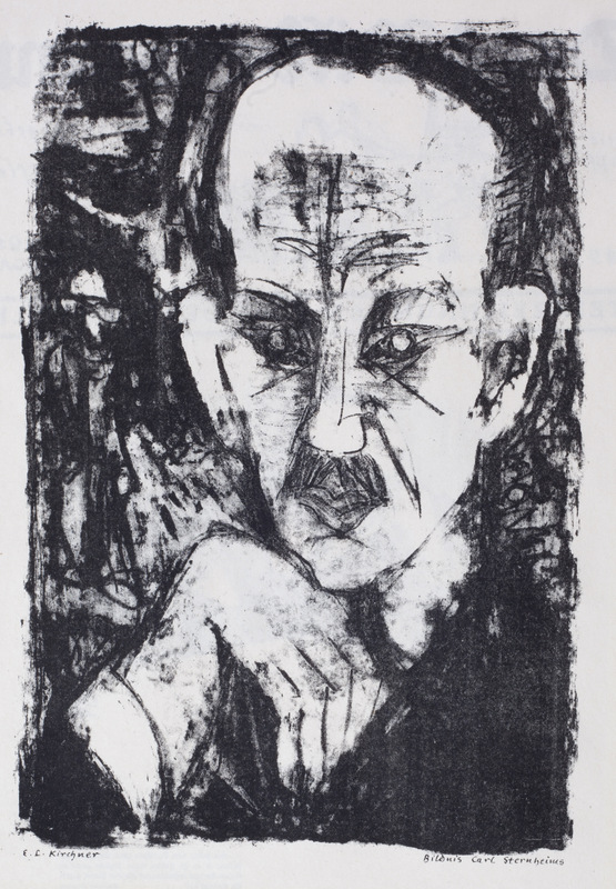 Portrait of Carl Sternheim