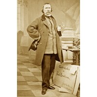 Wilhelm Von Kaulbach photographed by Friedrich Bruckmann in 1864