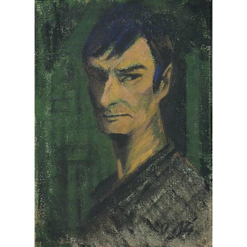 Otto Mueller, Self-Portrait 1921. Owned by Saint Louis Art Museum