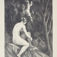 Female Nude in the Forest