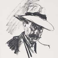 Self-portrait with Hat