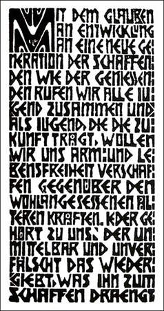 Die Brücke manifesto 1906