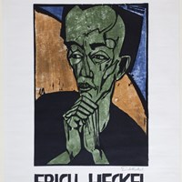 Self-Portrait. Exhibition Poster Stuttgart 1963